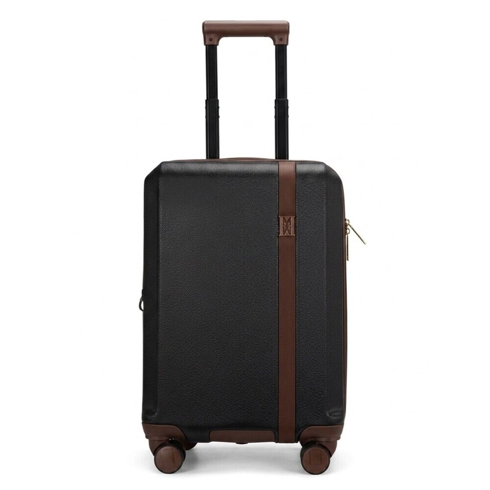 Elle Luxe Journey 1 Piece Expandable Retro Spinner Rolling check in Luggage